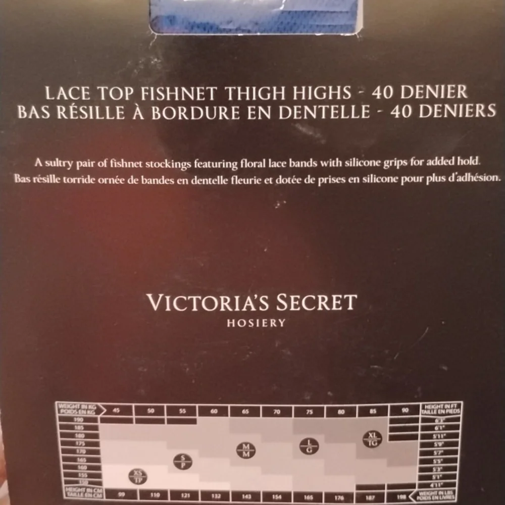 Victoria's Secret Blue Fishnet Thigh Highs Lace Top